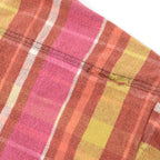~80's WINTER RUN PINK PLAID HEAVY FLANNEL SHIRT...