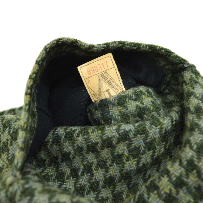 1950s- LL Bean Cursive Tag Houndstooth Unstructured Jacket... L