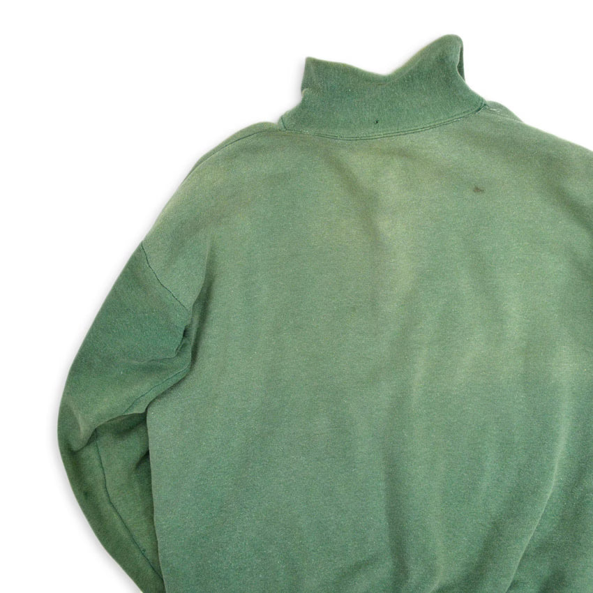 ~60's Faded Color Half Zip Sweatshirt...