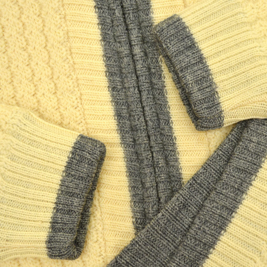 60's TOWNE AND KING, LTD California Zip Up Wool Sweater ... 40