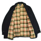~40's Julmor Black Wool Double Breasted Coat...