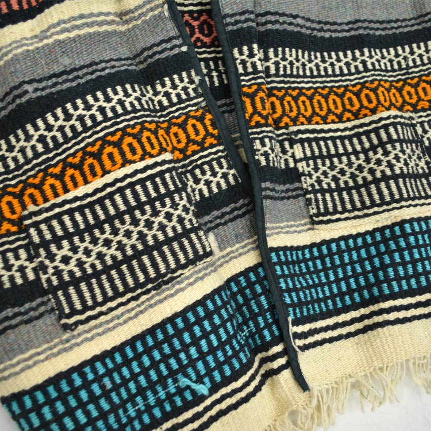 1940's~ Guillermo Guevara MEXICAN RUG VEST...