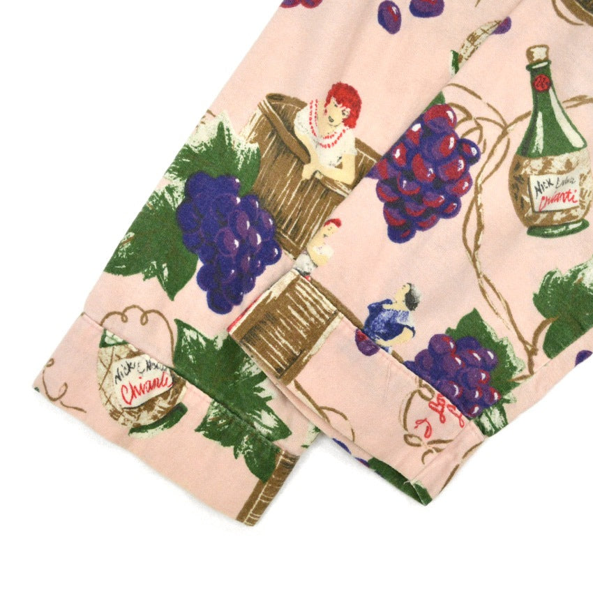 1990's~ Nick & Nora Flannel Pajama Shirt I love Lucy... XS