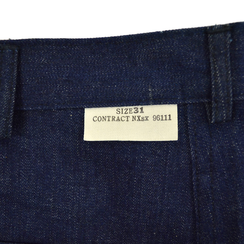 1940's DEADSTOCK USNAVY WW2 DENIM TROUSERS...W31