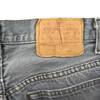 1980's Levi's 501 FADED BLACK DENIM PANTS... W32 L32