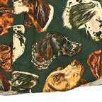 1980's BANANA REPUBLIC SAFARI & TRAVEL DOG PRINT SHIRT ... M