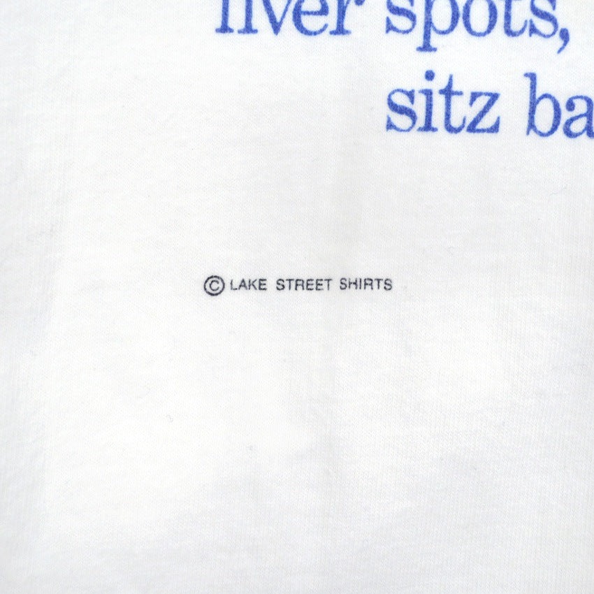 1990's LAKE STREET SHIRTS " 人生は40歳から " T-shirt ... L