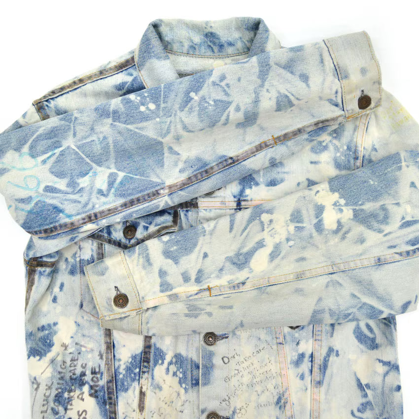 1980's Levi's 70505 Class of 85 Bleached Denim Jacket ... Fits like 38