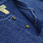 1980's LLBEAN INDIGO COTTON SWEATER...L