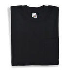 ~1990's Deadstock FRUIT OF THE LOOM POCKET-T BLACK... L