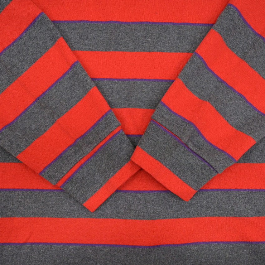 1980's~ GAP BORDER COTTON TURTLE NECK L/S SHIRT ... XL