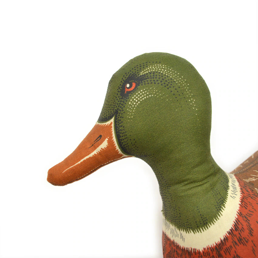 OLD Mallard Duck Print Cushion...