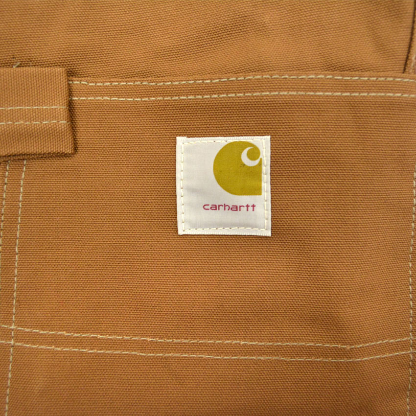 1970's Deadstock CARHARTT BROWN DUCK DOUBLE KNEE OVERALL...W38 L28