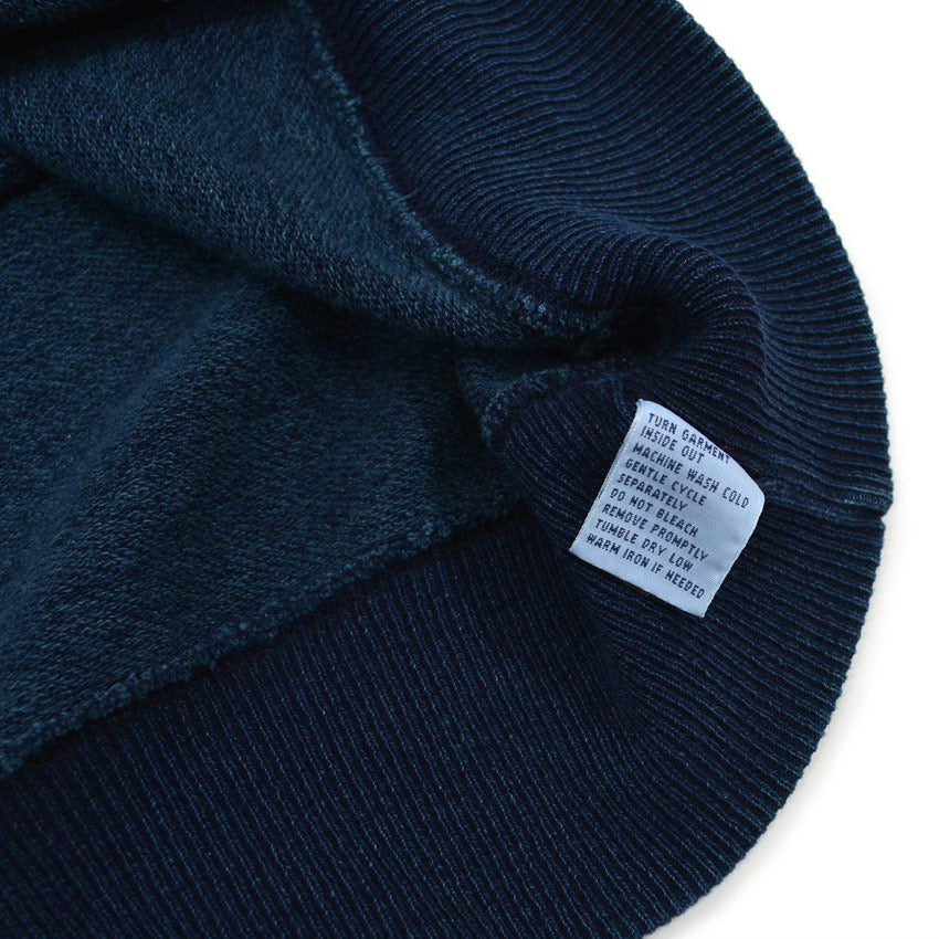 Polo by Ralph Lauren Indigo Dyed Hi Neck Sweat Shirt... XL