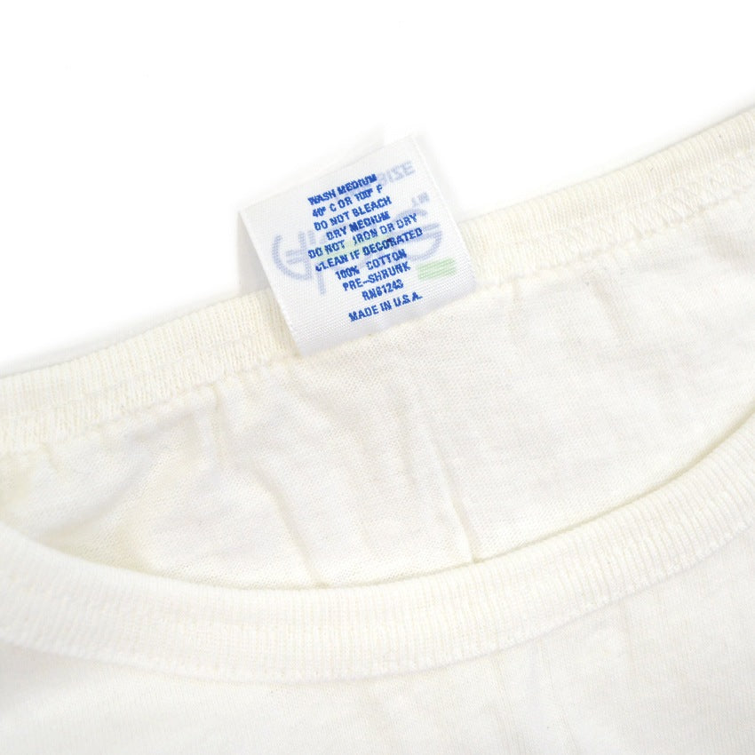 1990s Deadstock Alore Plain ONE POCKET T-SHIRT LONG ... ONE SIZE