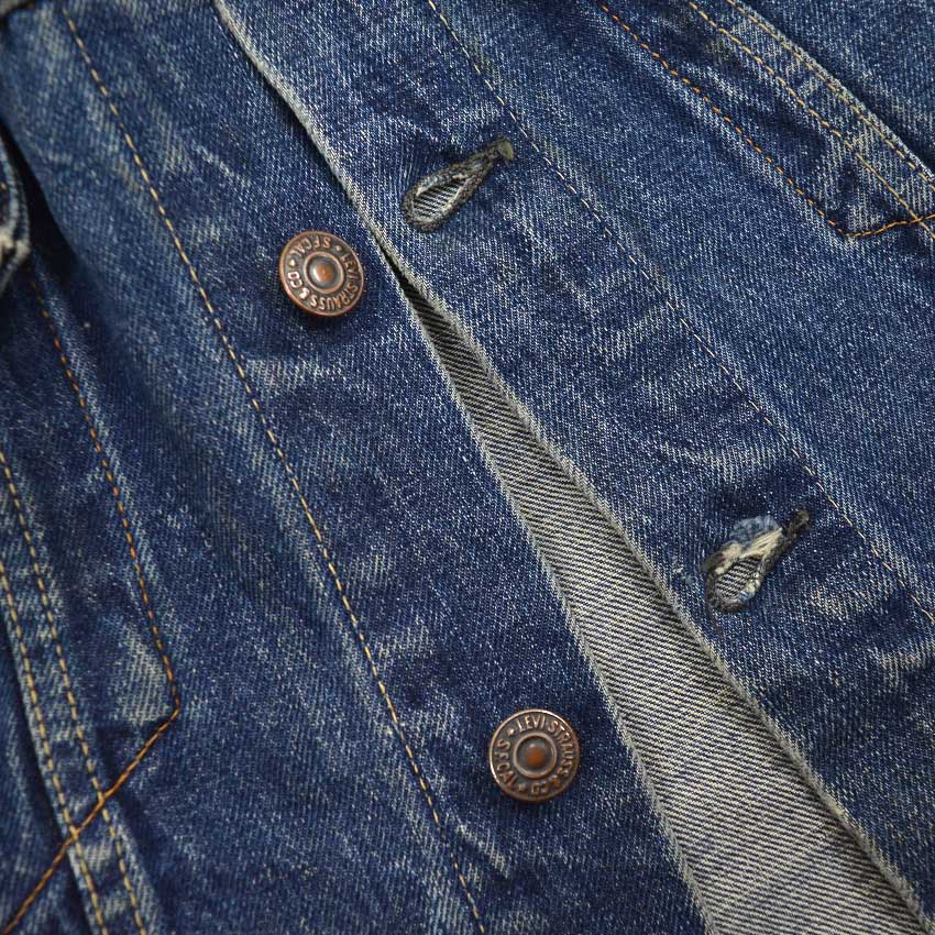 1960's LEVI'S 557 DENIM JACKET ... Fits like 40