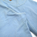 1960's Wrangler 22MWZ Sax Blue Denim Pants... W32 L28