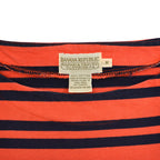 1980's BANANA REPUBLIC SAFARI & TRAVEL BOAT NECK L/S SHIRT ... M