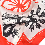〜1980's WAMCRAFT 手裏剣 龍 陰陽 BANDANA ...