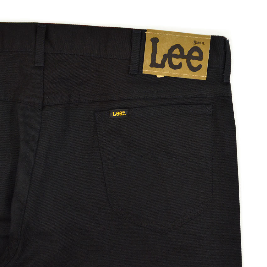 1980's Lee 200 BLACK TWILL PANTS MINT... W38 L34