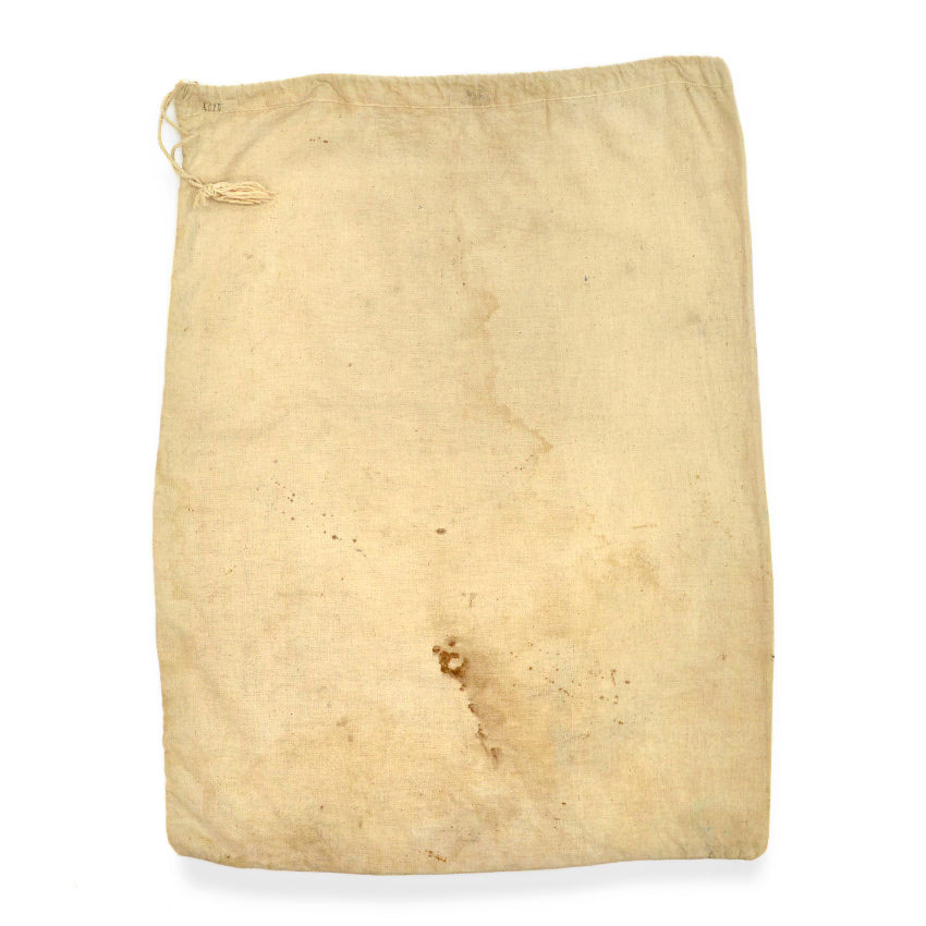 ~1920's MME.L.LOUSTAU FRENCH LAUNDRY SACK BAG...