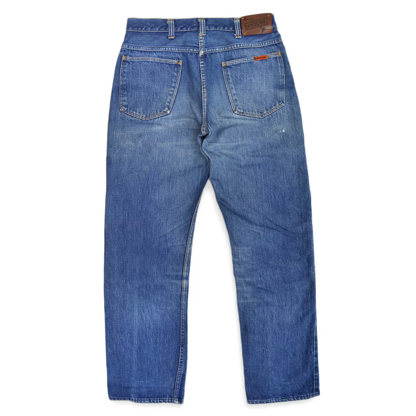 1960's~ Penney's RANCHCRAFT DENIM PANTS Both ears... W31 L32