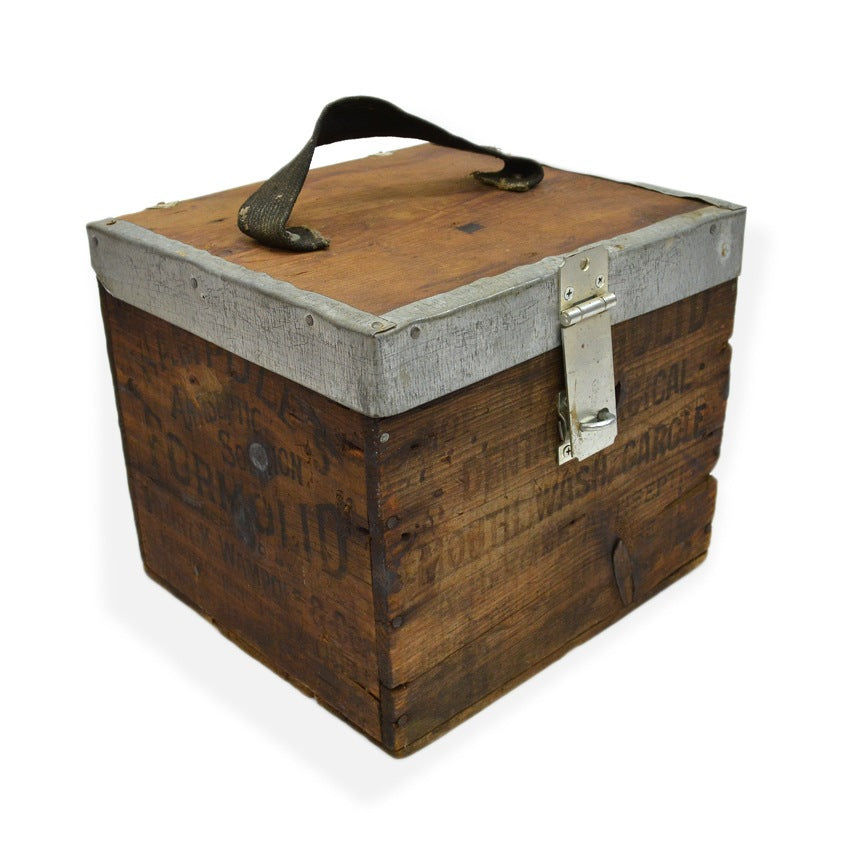 Circa.1920's HENRY K. WAMPOLE & Co. FORMOLID ADVERTISING WOOD BOX ...