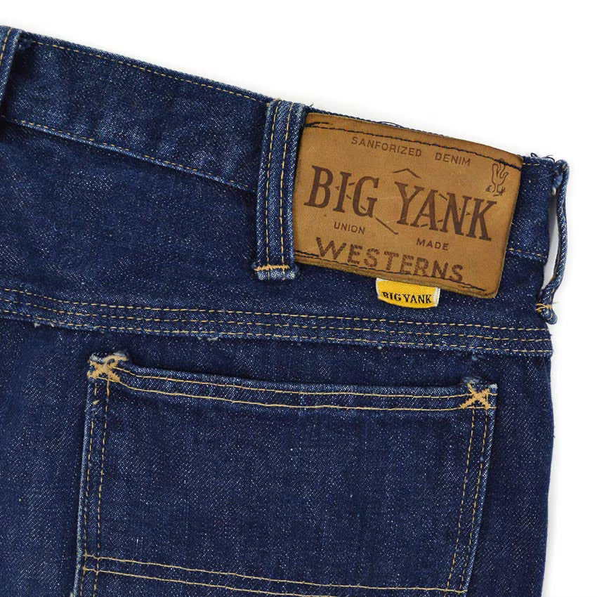 1950's~ BIGYANK UNION MADE DENIM PANTS DARK... W33 L30