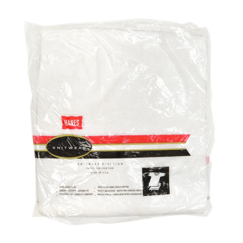 〜1960's DEADSTOCK HANES PLAIN T-SHIRTS 2枚セット ... L