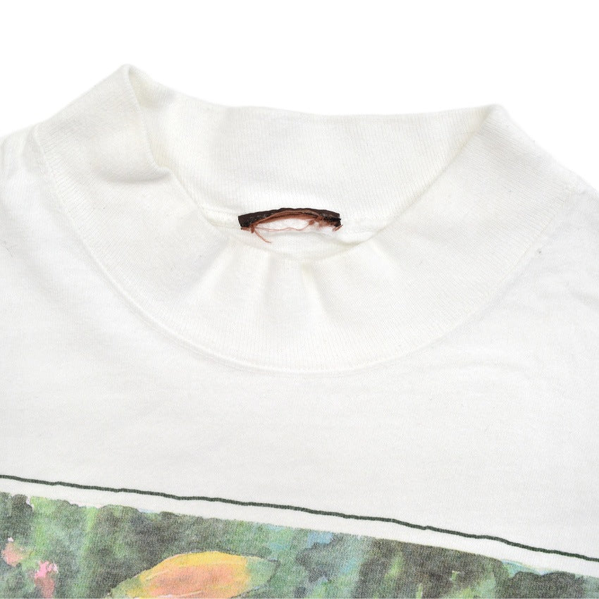 1990's Judy Buswell FLOWER ART PRINT L/S T-SHIRT ... Fits like XL