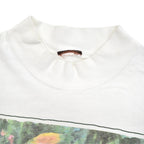 1990's Judy Buswell FLOWER ART PRINT L/S T-SHIRT ... Fits like XL