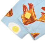1990's~ BREAKFAST FLANNEL PAJAMA SHIRT...