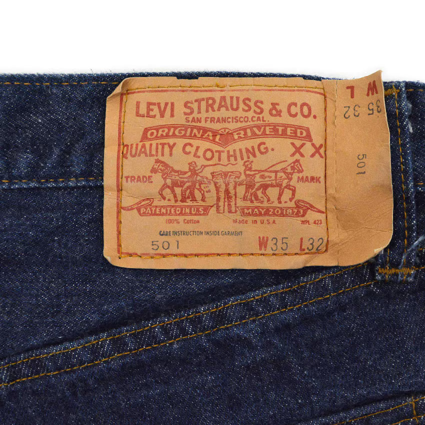1970's Levi's 501 66 early period... W35 L32