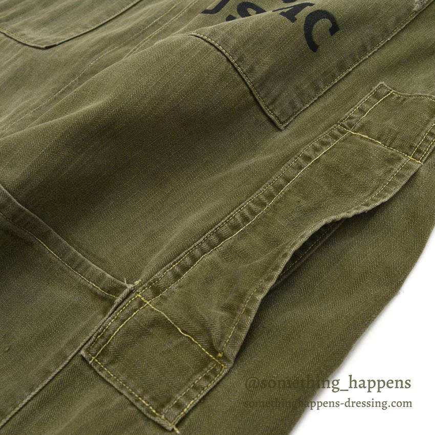 1940's U.S.M.C. HBT MECHANICS COAT ... Fits like 36