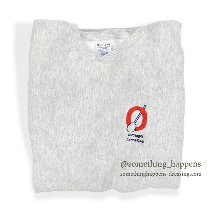 1990's CHAMPION REVERSE WEAVE SWEAT SHIRT OUTRIGGER CANOE CLUB ... XL