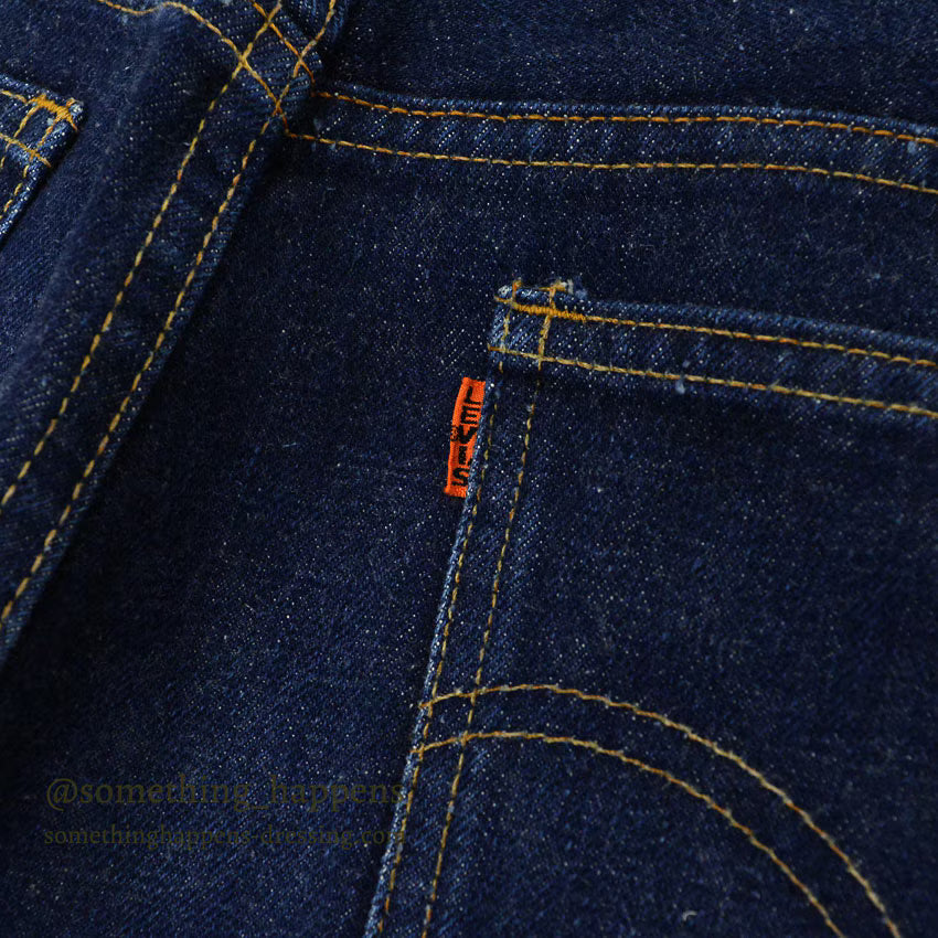 1960's LEVI'S 606 BIG-E DENIM PANTS MINT... W32 L31