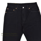 2000's Levi's 505 BLACK DENIM PANTS Made in USA... W34 L32
