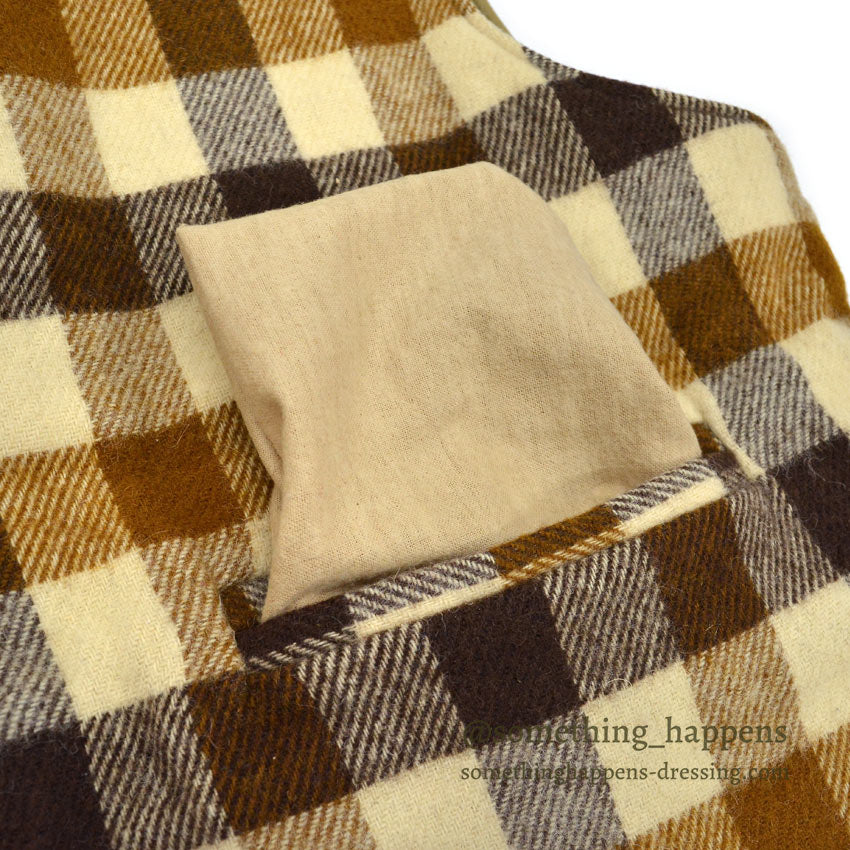 1970's L.L.BEAN REVERSIBLE VEST TAN ... L