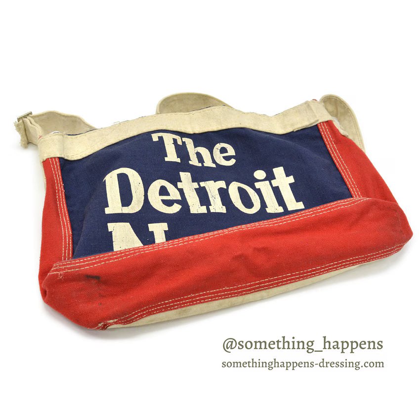 1960's〜 The Detroit News NEWS PAPER BAG 1 ... SMALL