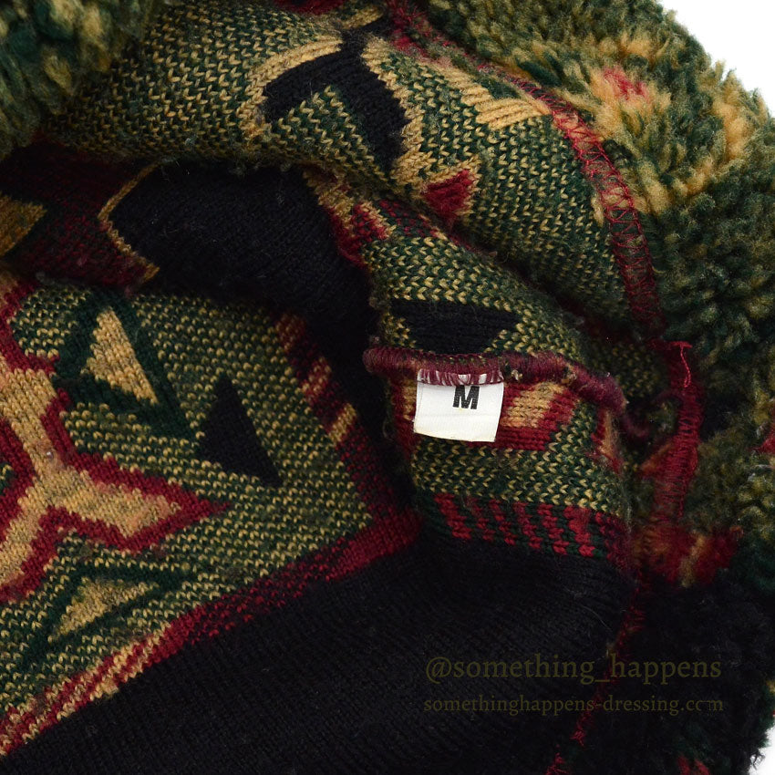 〜1990's MY-T POPCORN FLEECE PULLOVER JACKET ... M