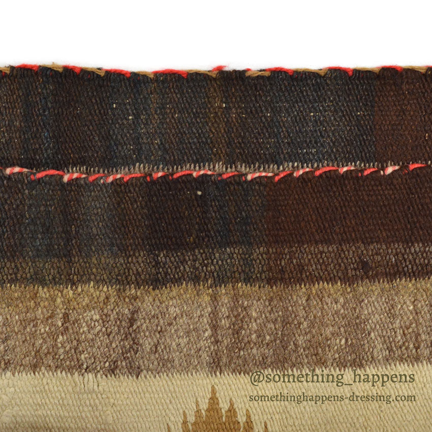 c.1940's NAVAJO RUG ZIGZAG LIGHTNING PATTERN... 163cm×110cm