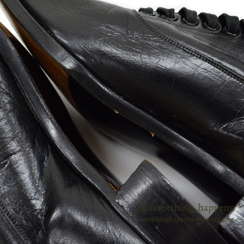 1920's~ UNITED STATES RUBBER COMPANY LEATHER SHOES WITH BOX...