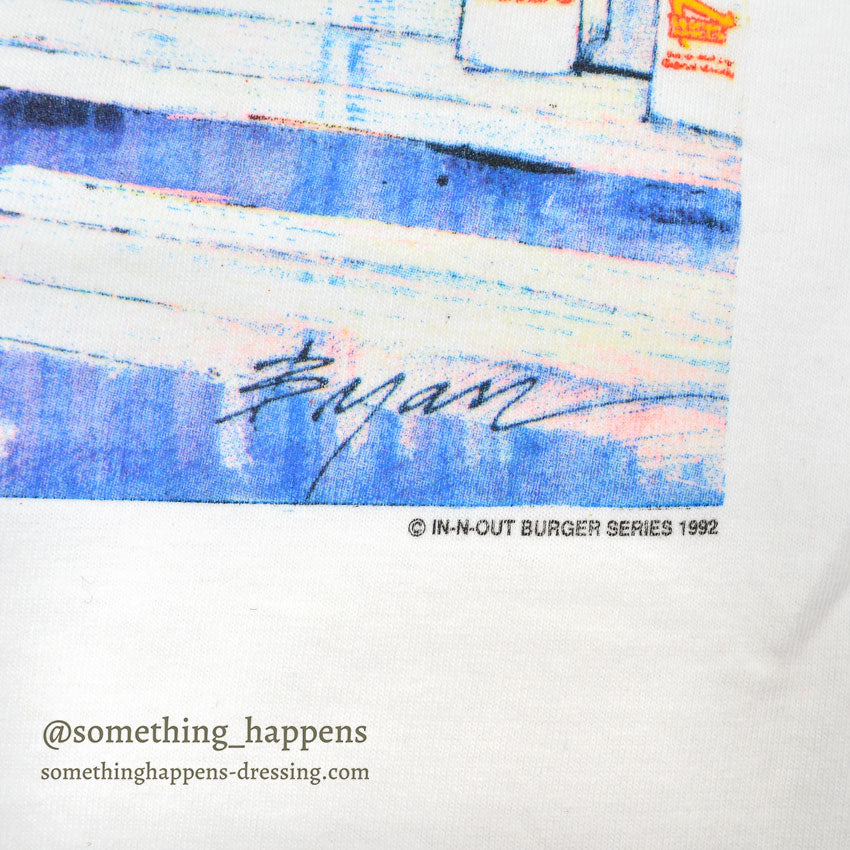 1990's DEADSTOCK HANES IN-N-OUT BURGER T-SHIRT ... XL