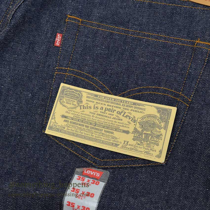 1990's DEADSTOCK Levi's 501 DENIM PANTS Made in USA... W35/L30