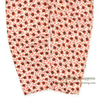 1950's DECORATIVE PATTERN PRINT COTTON PAJAMAS SHIRT & PANTS...