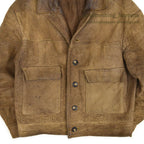 〜1970's BROWN LEATHER JACKET ...