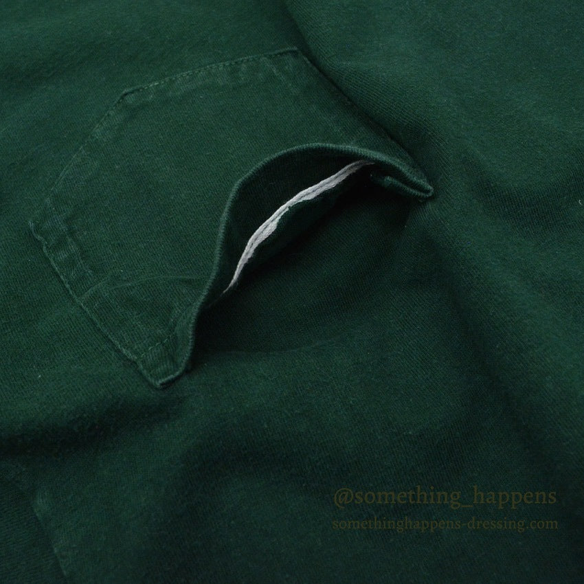 1960's TOWNCRAFT PENNEYS POCKET T-SHIRT GREEN ... L