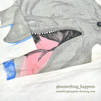 1990's DEADSTOCK ONEITA ZOOSLOOSE ドルフィン T-SHIRT ... XL