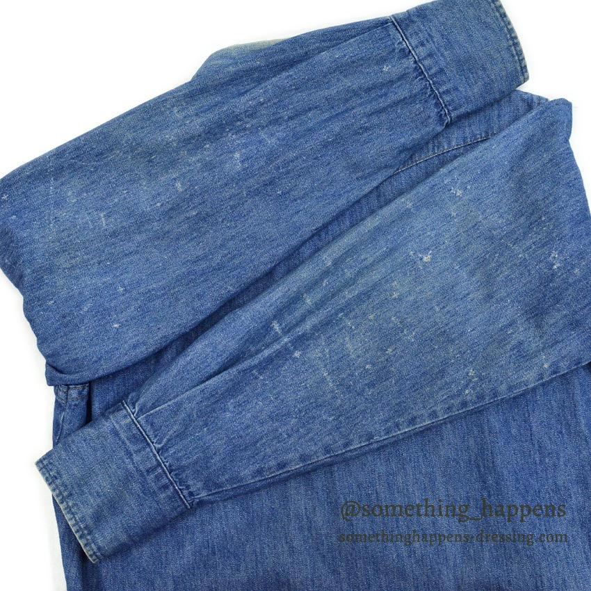 1980's BIGMAC DENIM WESTERN SHIRT ... MEDIUM