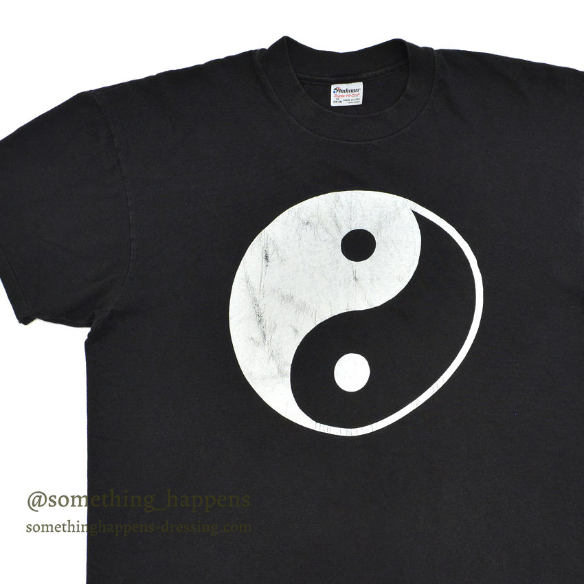 1980's〜 STEDMAN YIN YANG ART T-SHIRT ... XL